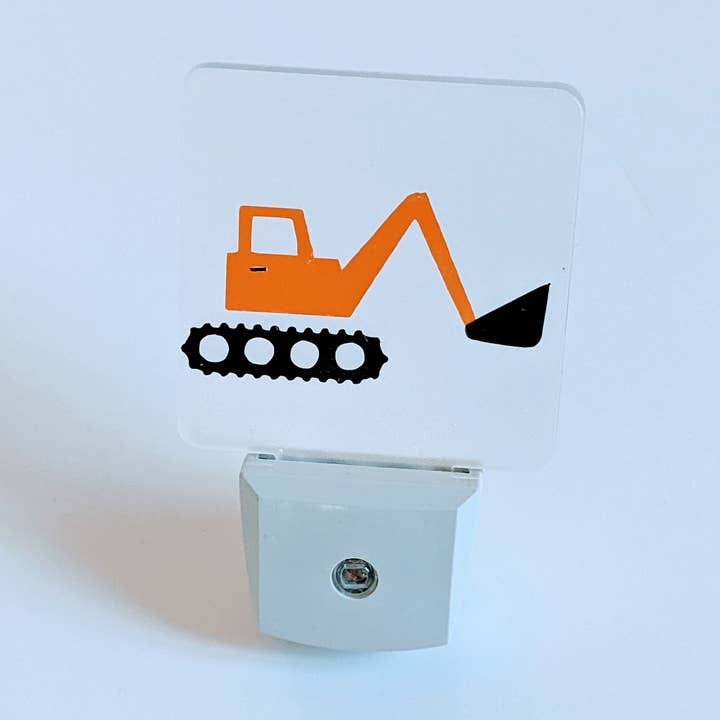 Excavator Night Light, Digger Plugin Light, Construction for wholesale by Hunter Kouture