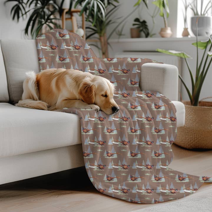 Couverture pour chien - Faisan pour la vente par The Dog Shack