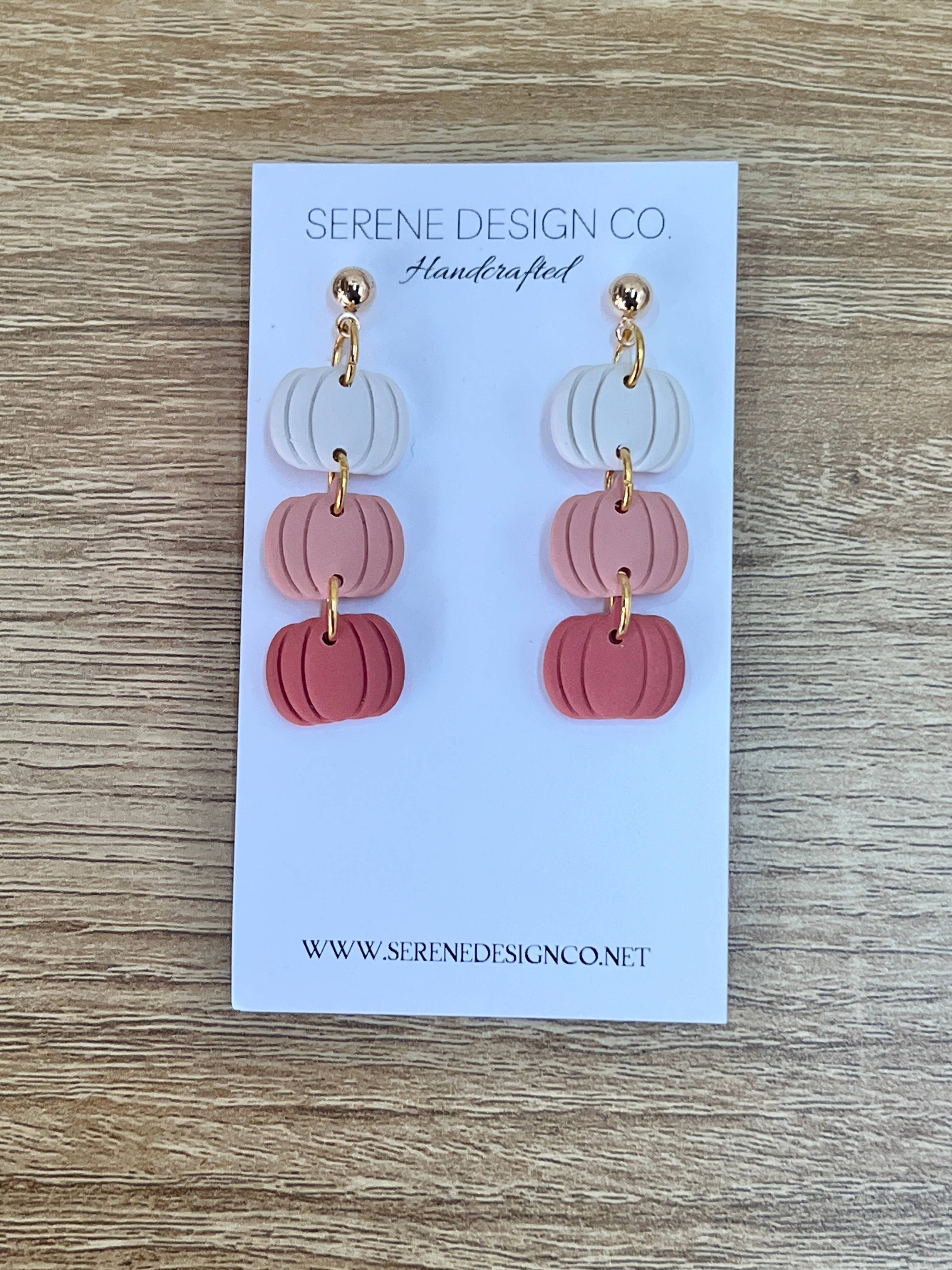 Serene Design Co. - Wholesale Dangle Earrings - Pumpkin Trio Dangles7
