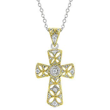 Veiled Cross Pendant for wholesale by JGoodin