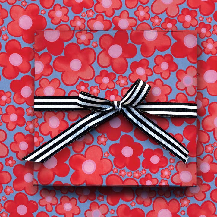 Sending Flowers Wrap for wholesale by The Paper Curator