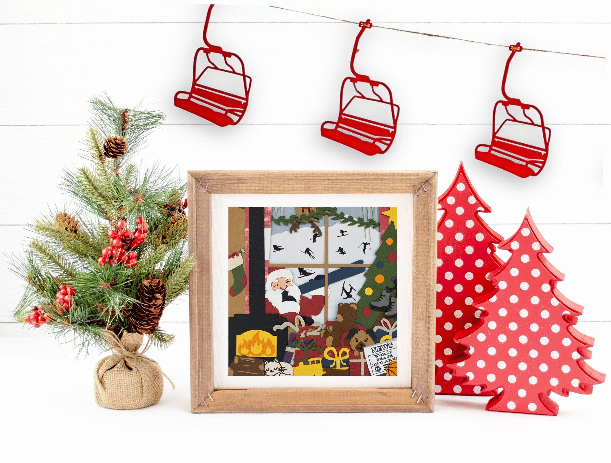 The Creative Garland Company - Vendita all'ingrosso Decorazione da parete 3D - La Seggiovia Garland – Edizione Personalizzata del Resort5