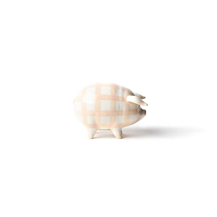 Coton Colors - Wholesale Money/Piggy Bank - Pink Gingham Piggy Bank3