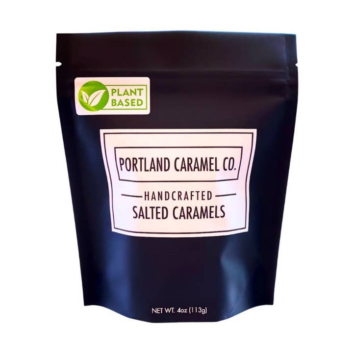 Plant-Based Salted Caramels for wholesale by Portland Caramel Company