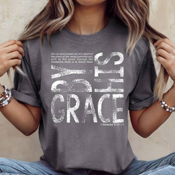 Never Lose Hope Designs - Wholesale Screen Printed T-Shirt - Women's - By His Grace Christian Tee