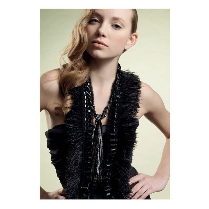 Halskette mit Kristallen, Perlen und Strasssteinen für den Großhandel von Ottaviani