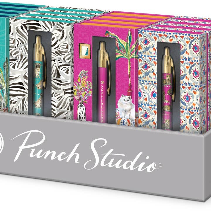 Display mit Stift und Schachtel (4 Designs von 4) - Uptown Pets für den Großhandel von Maison Royal Garden
