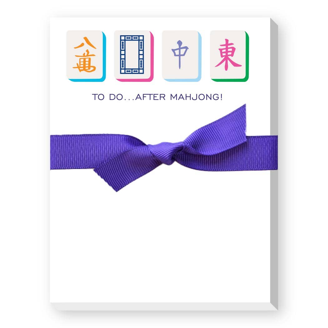 Donovan Designs - Wholesale Kladblok - OM TE DOEN NA MAHJONG MINI NOTEPAD2
