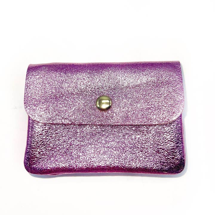 LINETA - Wholesale Wallet - Women's - double compartment card holder with zip closure 100% leather20