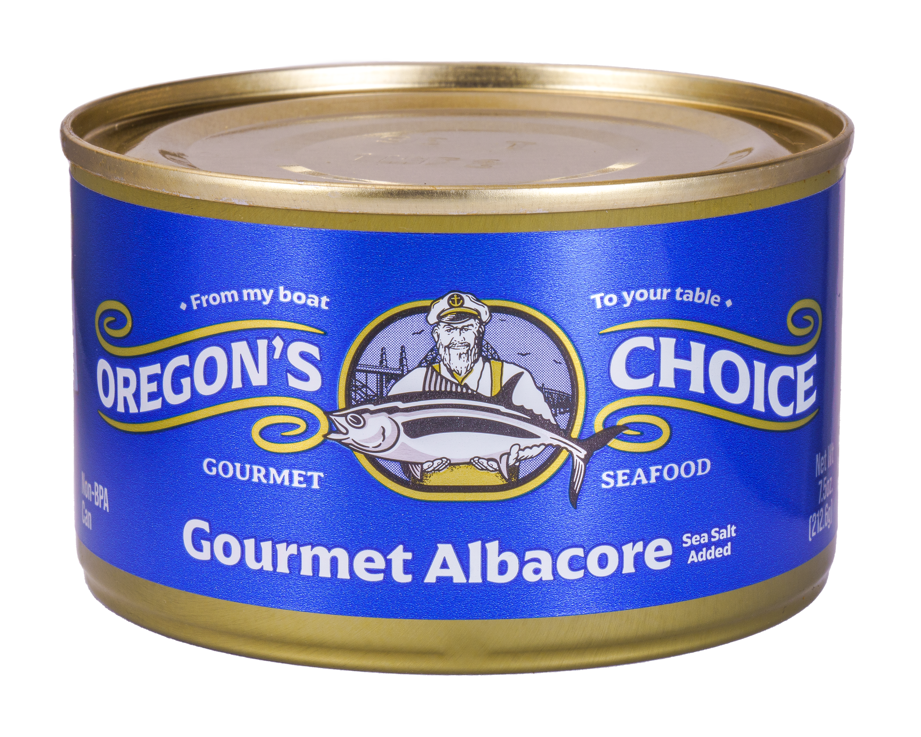 Oregon's Choice Gourmet - Wholesale Tinned Fish - Gourmet Albacore Tuna, Lightly Salted Tinned Fish 7.5 oz4