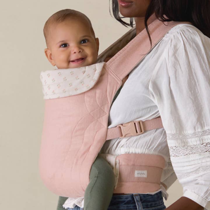 Solly Baby - Wholesale Baby Carrier - Blush Floret Buckle Carrier0