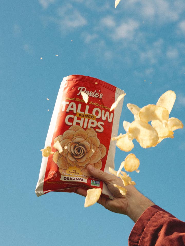 Tallow Potato Chips - Sea Salt | Rosie's Chips for wholesale by Rosie's Chips
