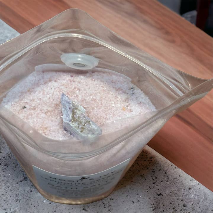 Moon & Ivy - Wholesale Bath salts - LEPIDOLITE CRYSTAL BATH SALTS1