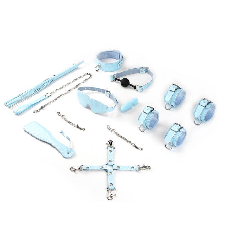 Liebe Seele – wholesale Sex toy – MACARON 9PCS BONDAGE KIT-MINT