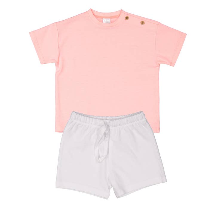 Conjunto de pantalones cortos y camisetas para bebé de 2 piezas para venta al por mayor de FRANK HERMANOS