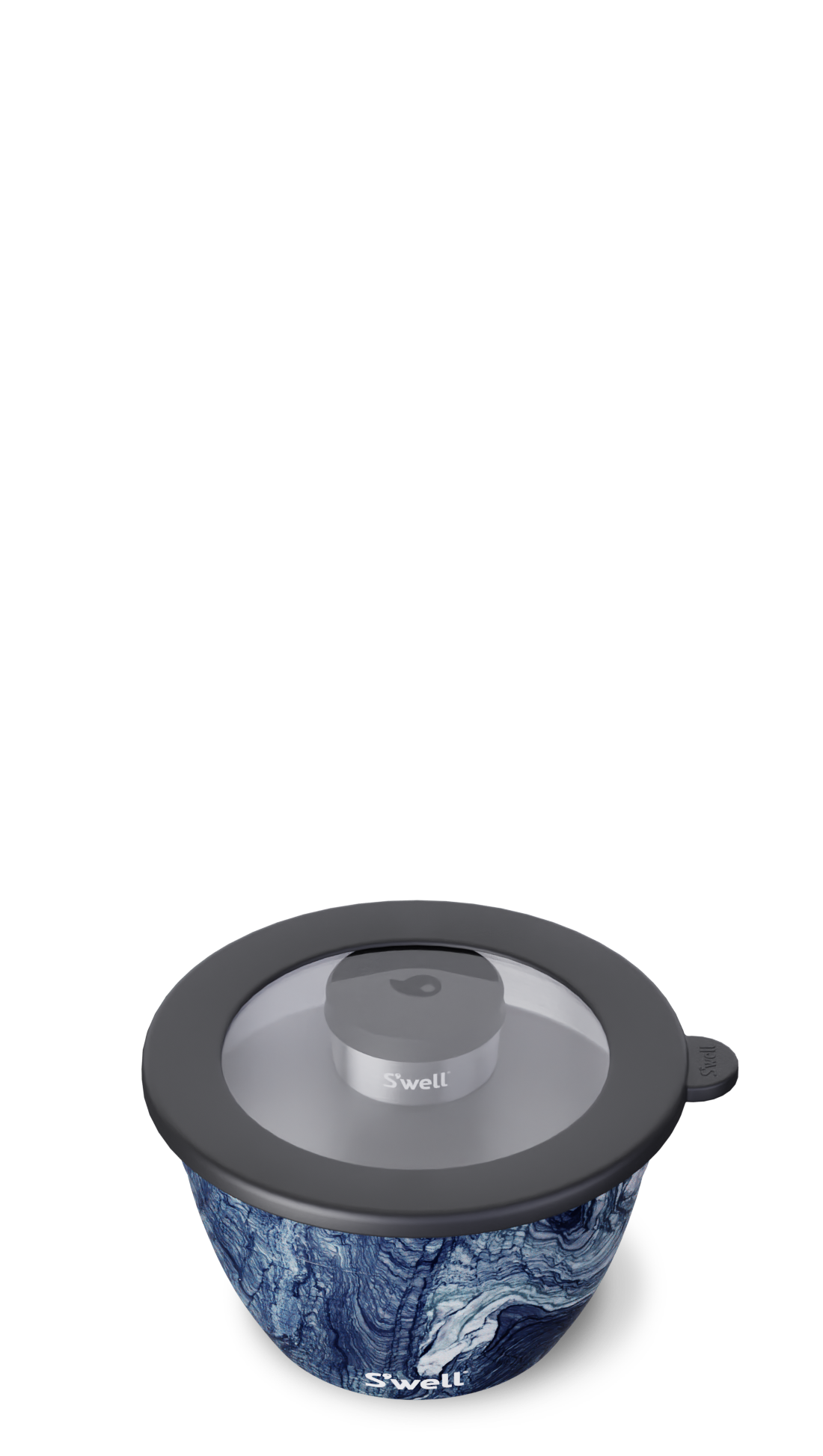S'well - Wholesale Salad Plate - 64oz Azurite Marble Salad Bowl Kit3