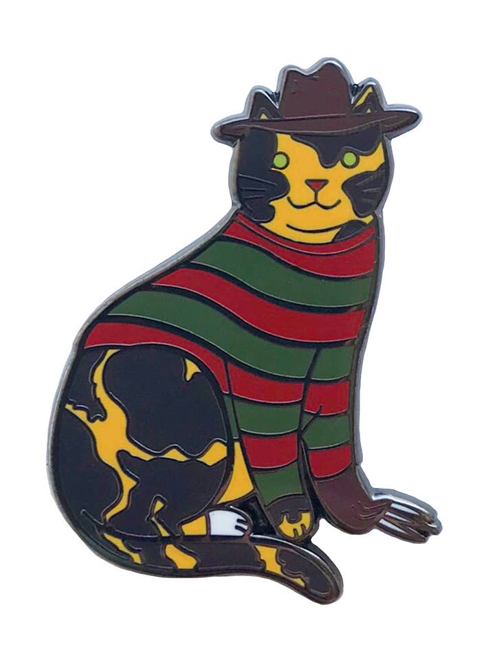 Nightmare Cat emaille pin voor wholesale door Danielle V Designs
