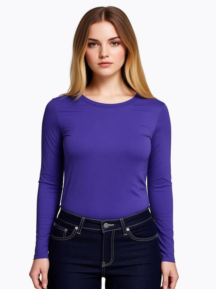 CAMISOLA DE MANGA COMPRIDA MULHER por atacado de Kis 2