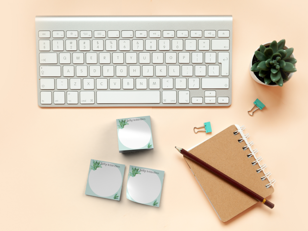 DANESSA - Wholesale Sticky Notes - My Daily Intention - Sticky Notes (Set of 3)1