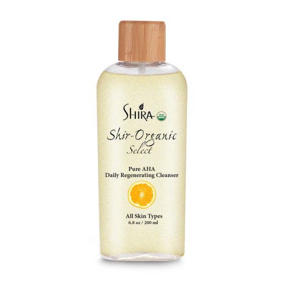 Shira Esthetics - Wholesale Facial Cleanser - Shir-Organic Select AHA Daily Regenerating Cleanser0