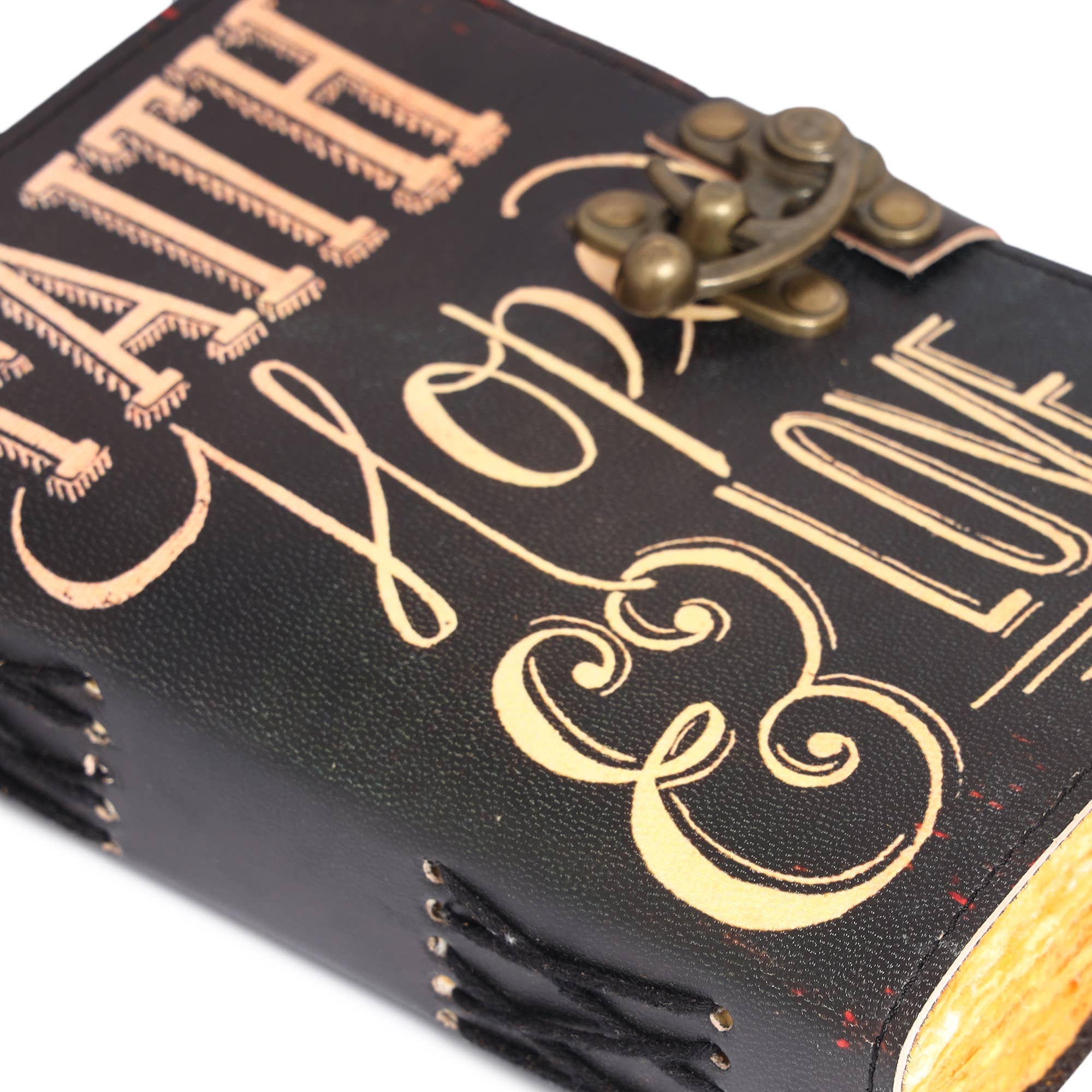 R K Handicrafts and Exporters - Wholesale Journal/Diary - Leather Journal Blank Vintage grimoire with Uv Print7