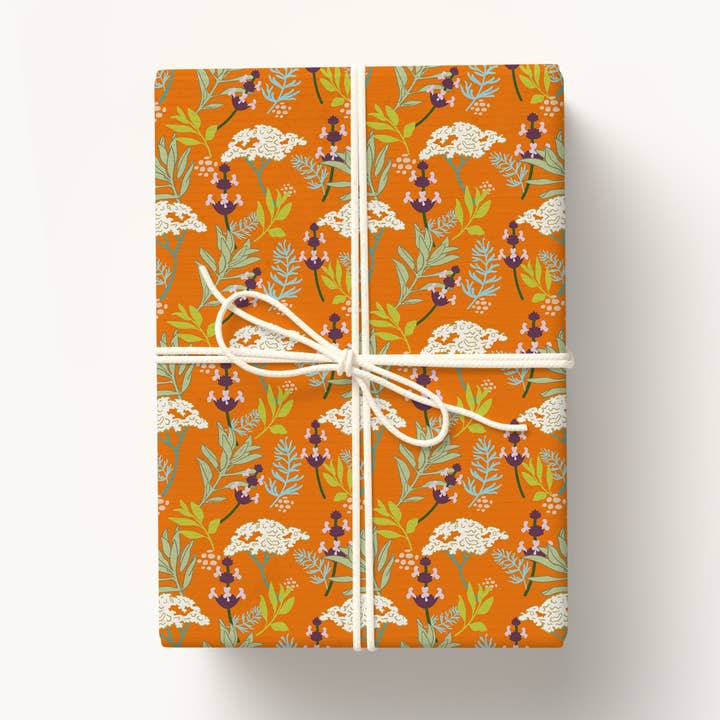 Joyful Newsprint Gift Wrap for wholesale by Lesley Goren