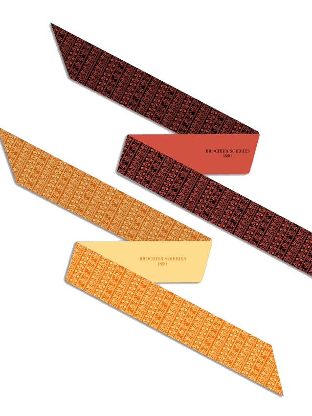 Silky Palmettes Grecques pour la vente par Brochier Soieries