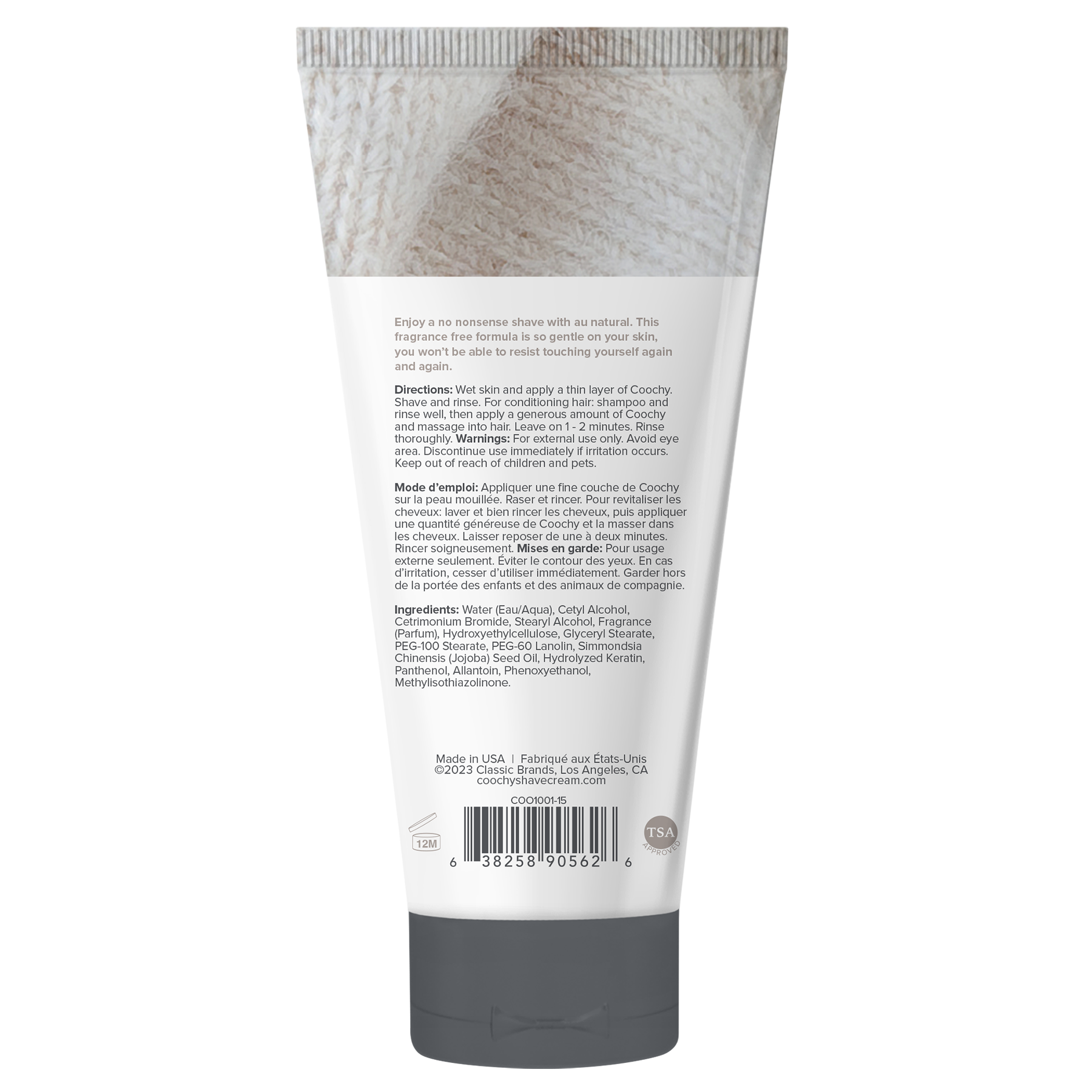 Coochy - Wholesale Shaving Cream - Coochy®  SHAVE CREAM + Hair Conditioner  – Au Natural1