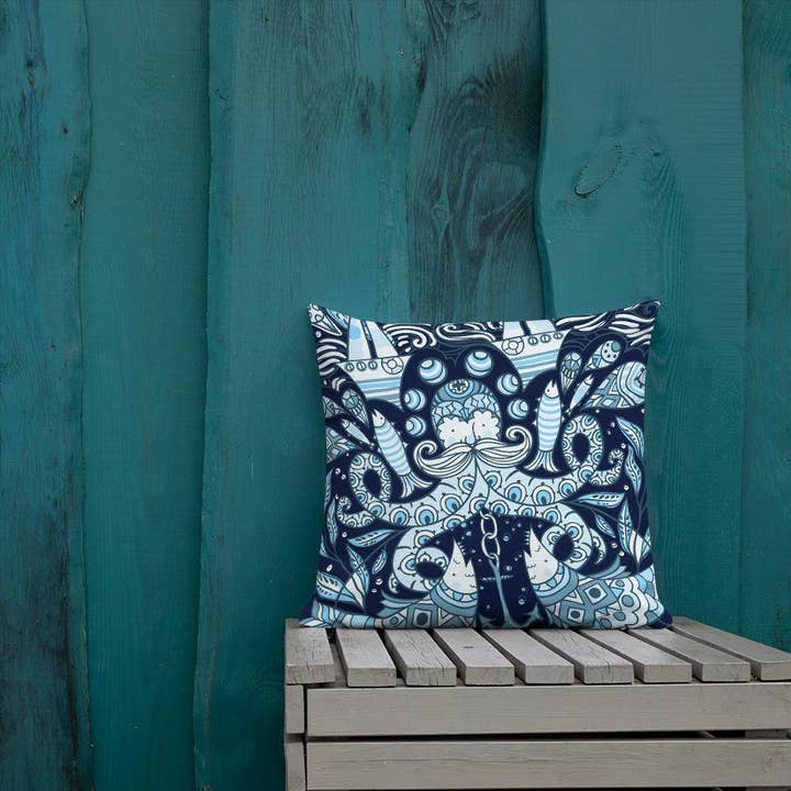 Cushion Covers Store - Wholesale Throw Pillow Cover - Funky Octopus Cushion Cover With Cushion Pad