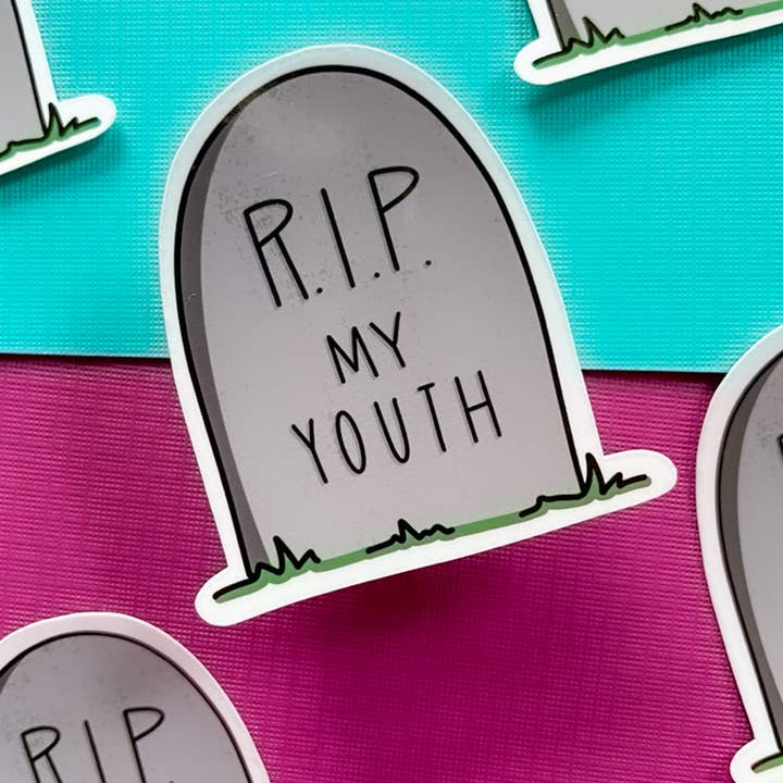 Stone Donut Design, LLC - Wholesale Sticker - RIP My Youth Vinyl Sticker
