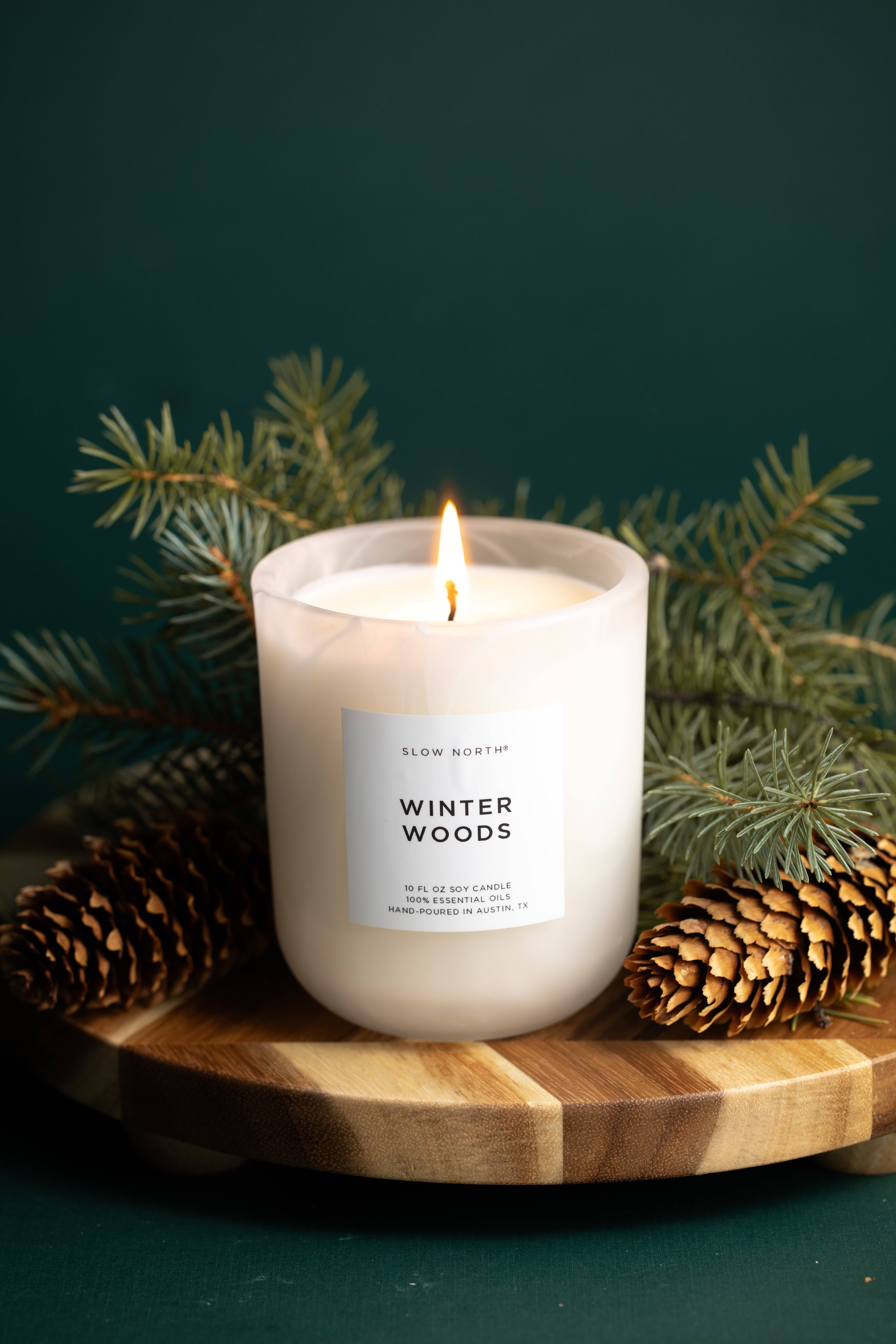 Slow North - Vendita all'ingrosso Candela in vasetto - Boschi Invernali - Candela Edizione Limitata