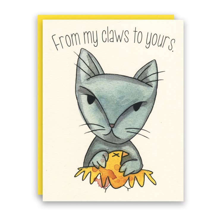 Von My Claws to Yours Karte für den Großhandel von Cat People Press