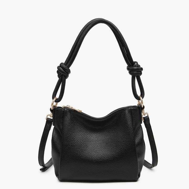 Jen & Co. - Wholesale Satchel - Women's - JN2651 Chicago Knotted Shoulder Bag w/ Long Strap
