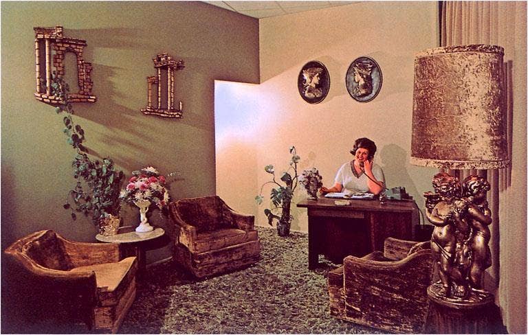 Found Image Press - Wholesale Sticker - Sticker BF-96 Plush Velour Reception Area0