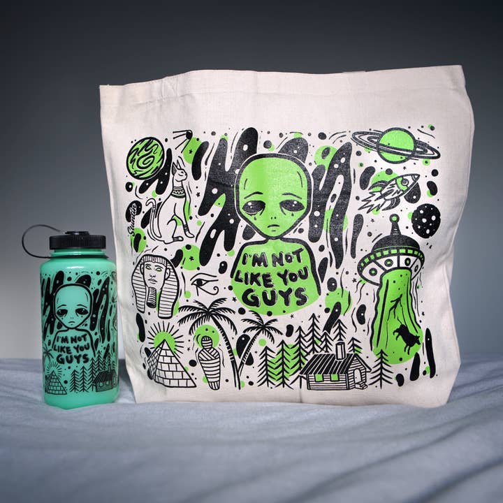 Stuntin Goods - Wholesale Tote Bag - Unisex - Aliens Exist Tote Bag