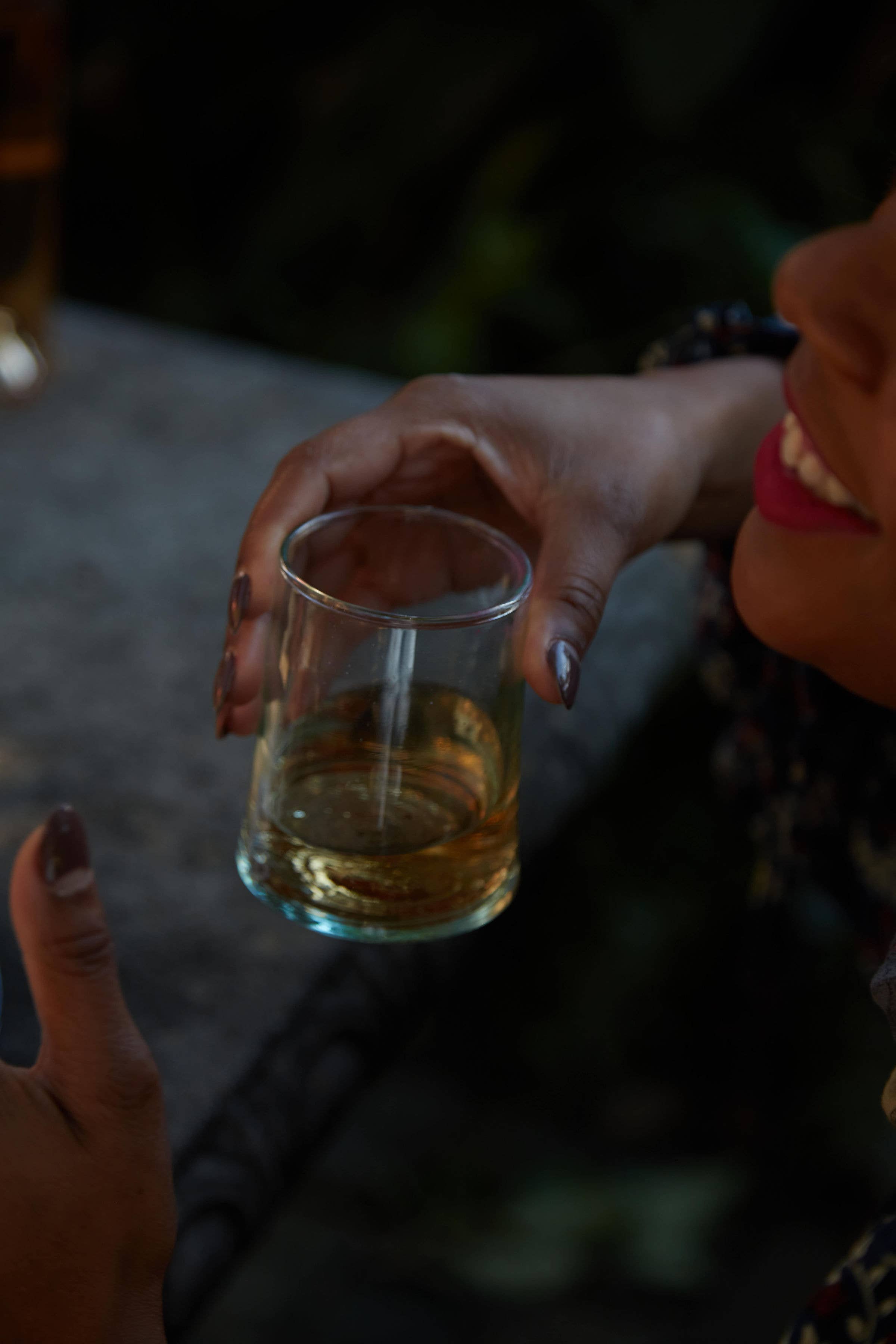 Voyage - Wholesale Cocktail/Liquor Glass - Moroccan Cocktail Glass Blue (24)12