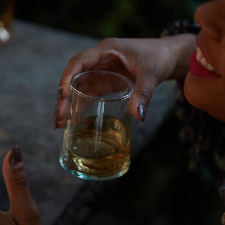 Voyage - Wholesale Cocktail/Liquor Glass - Moroccan Cocktail Glass Blue (24)12