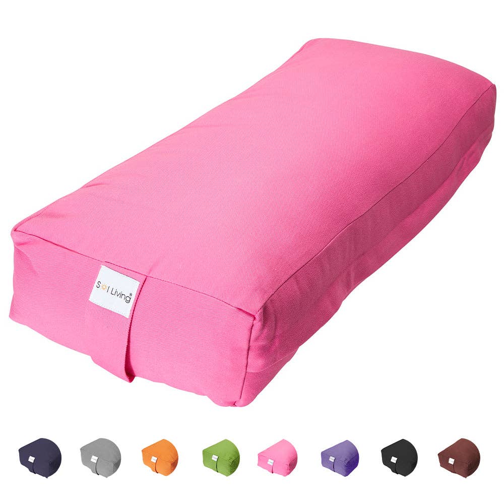 Sol Living - Wholesale Yoga Block/Bolster - Cotton Rectangular Yoga Bolster Cushion14