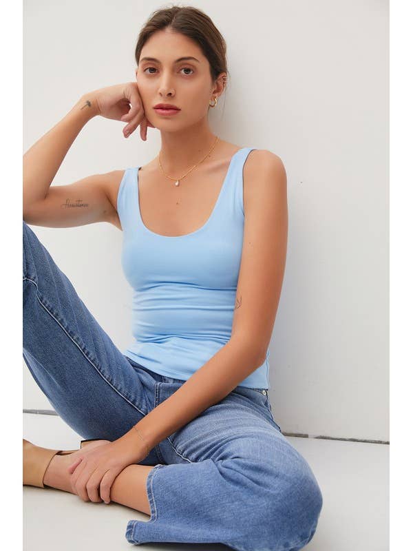 DÉBARDEUR BASIQUE À COL ROND pour la vente par MintChoco