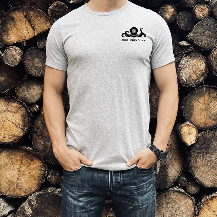 BUBBLEHEAD INK - Wholesale Screen Printed T-Shirt - Men's - Let's Keep The Dumbfuckery To A Minimum Funny Mens Tee Shirt - Dumbfuckery Mens Shirt with Words on Back - Mens Gag Shirts1