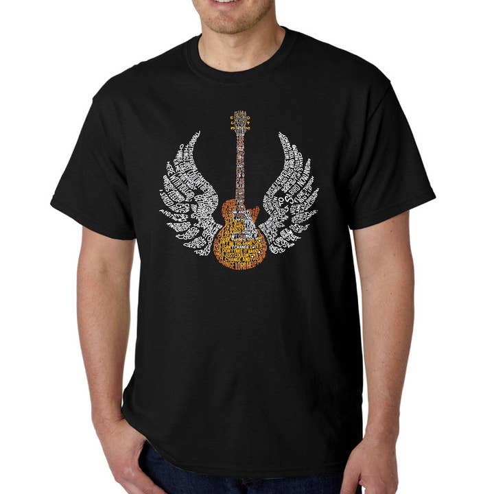 Herr Word Art T-shirt - Sångtexter till Freebird för wholesale av LA Pop Art