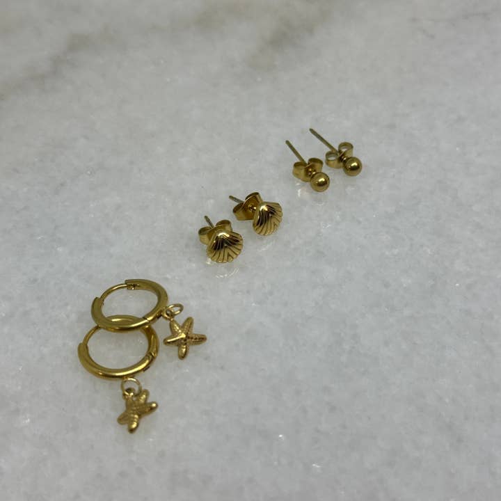 Shelly Loops Trio for wholesale by Poudre Bijoux