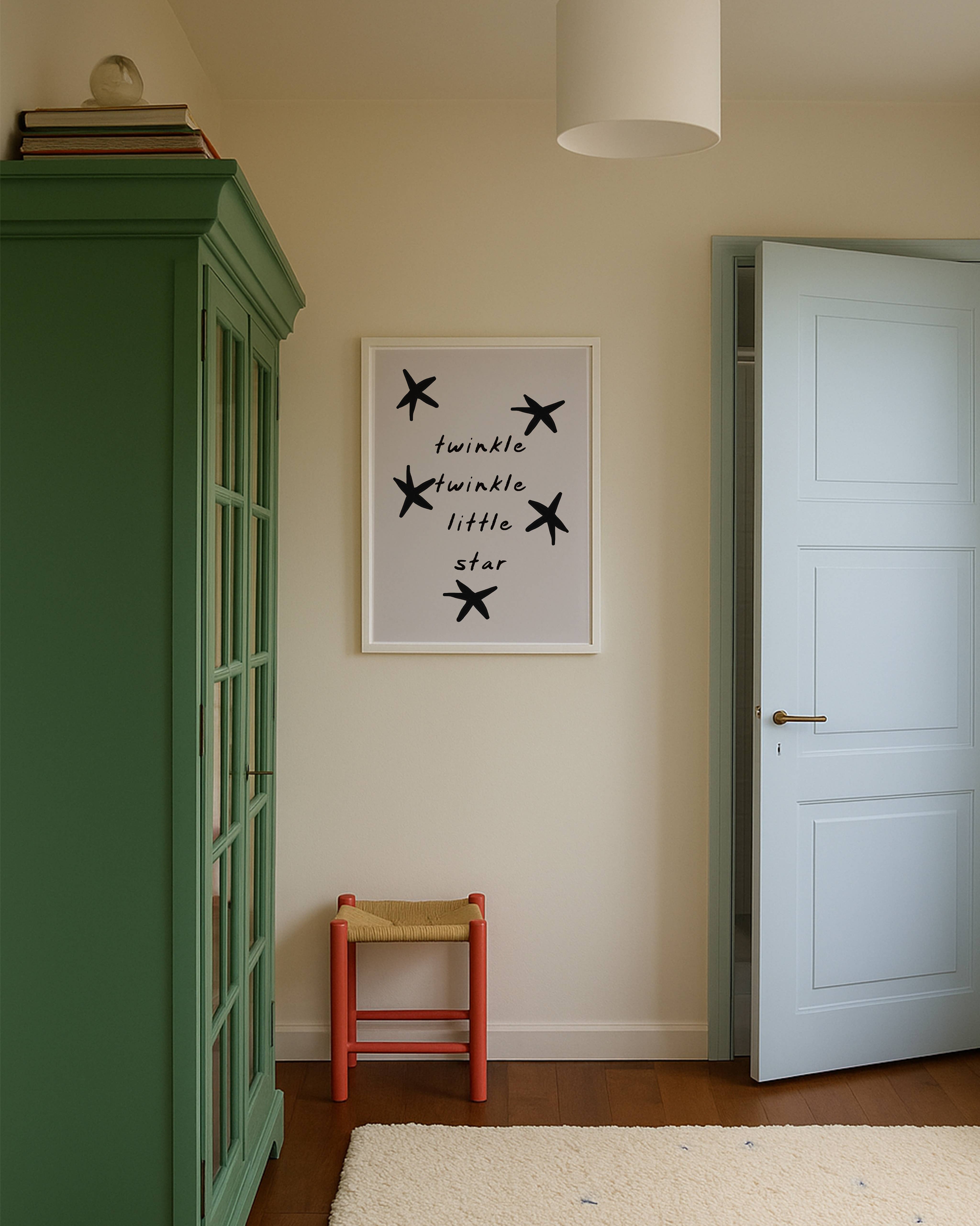 KIKIANDNIM - Wholesale Art Print - Twinkle Twinkle Little Star Wall Art Print | Kids Room Decor1