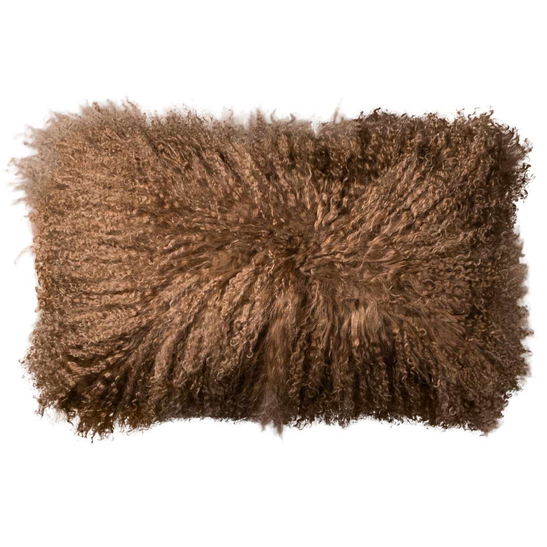 Van Buren - Wholesale Throw/Decorative Pillow - Tibetan sheepskin cushion 30x50cm | 14 colors7