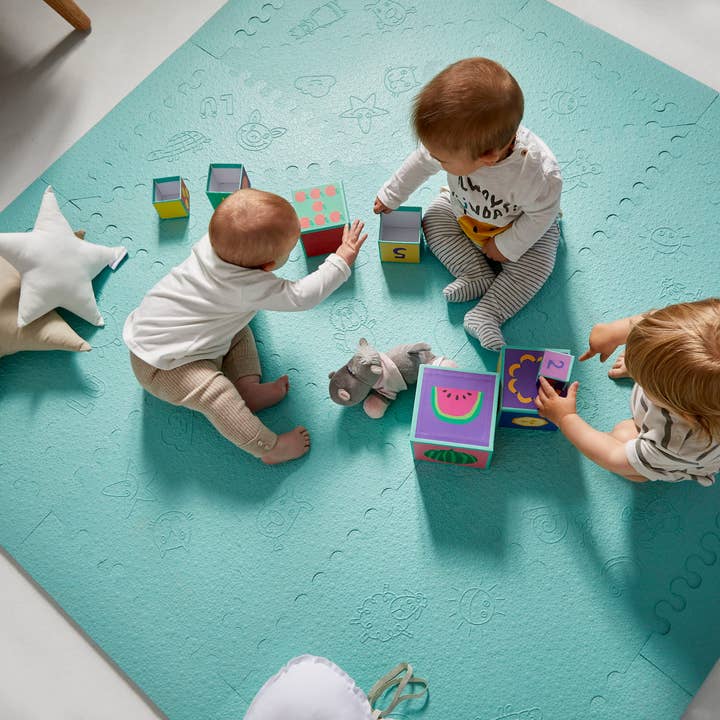 LUBABYMATS - Wholesale Play Mat - Kids & Baby - Children's play mat for babies color Mint2
