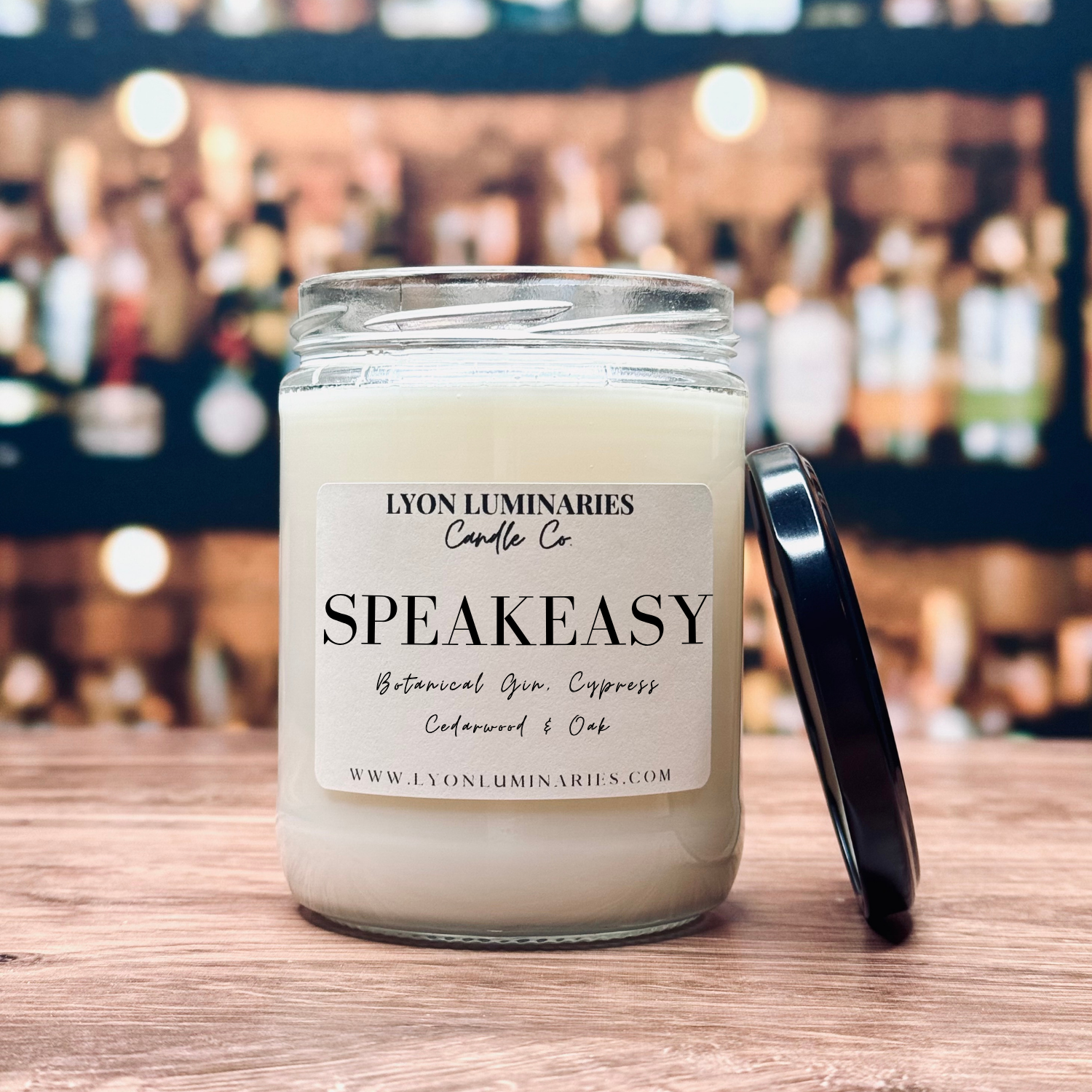 LYON Luminaries Candle Co. - Wholesale Jar/Filled Candle - Speakeasy 16 oz. Soy Blend Candle0