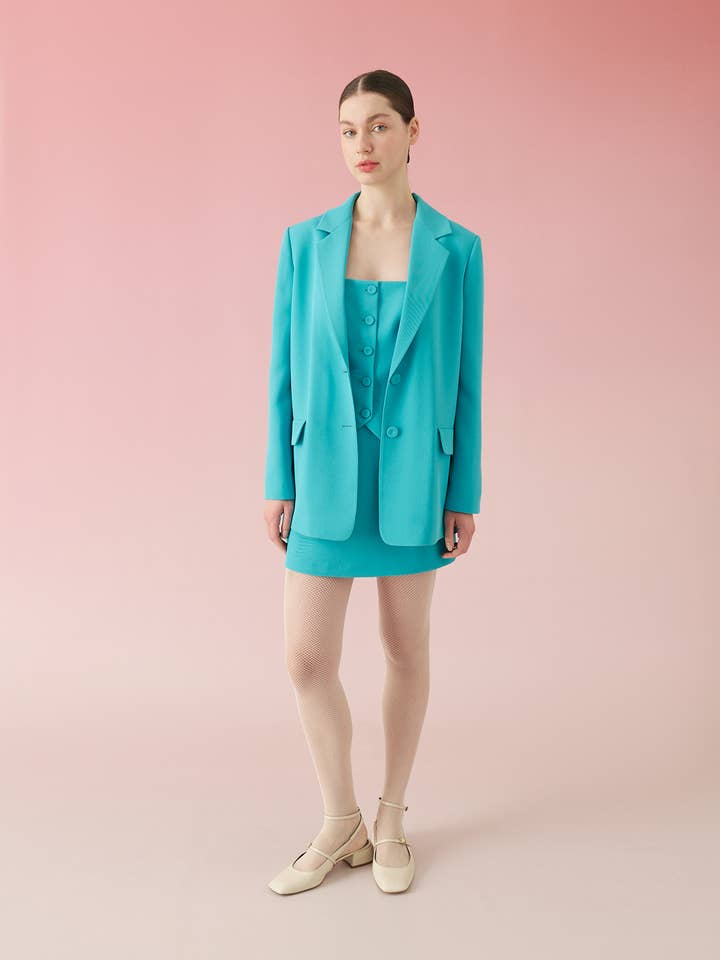 Jakke Strikket Stof for engroshandel hos Roman