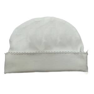 Zsa Zsa & LoLLi Monogram Blanks - Wholesale Newborn/Knit Hat - Baby - Picot Trim / Hat Baby Gift, Hospital, Embroidery, Monogram