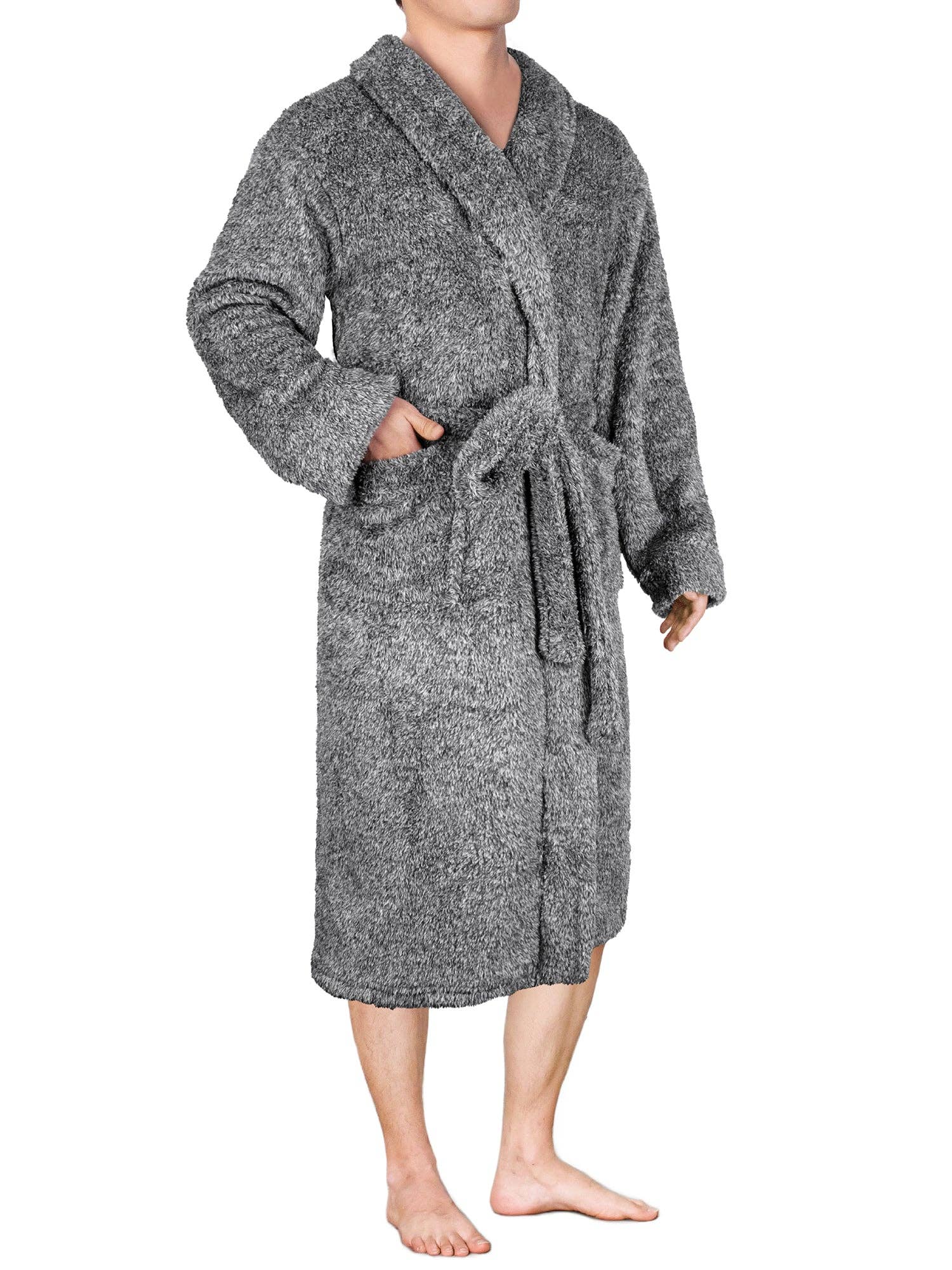 Pavilia - Wholesale Robe - Men's - Men's Sherpa Fluffy Robe18