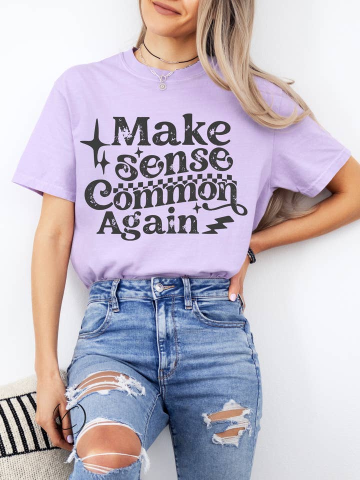 CMD Wholesale - Wholesale T-Shirt (Graphic) - Unisex - Make Sense Common Graphic Tee1